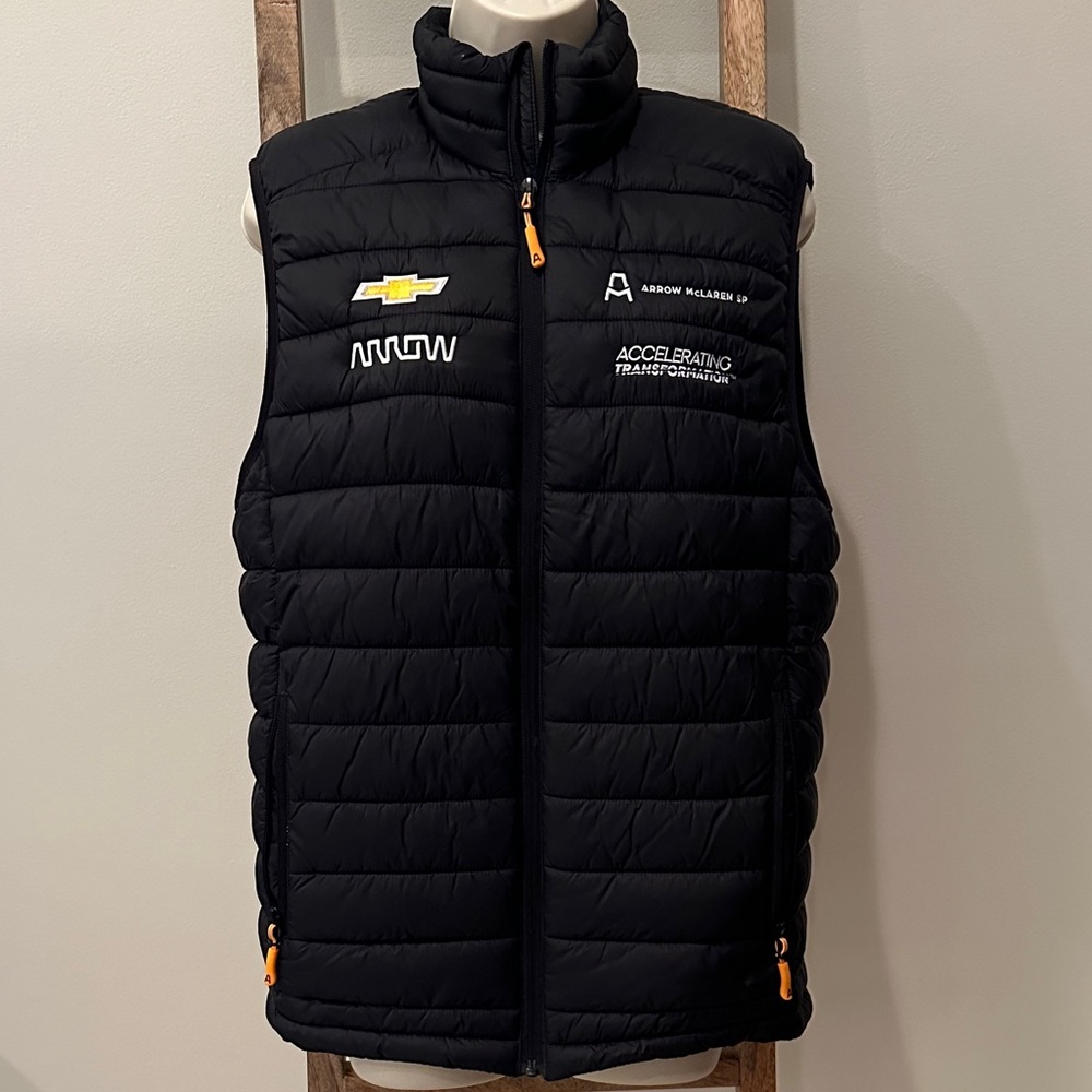 Arrow McLaren Black Puffer Vest
